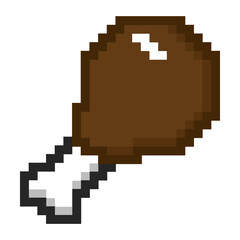 pixel chicken icon