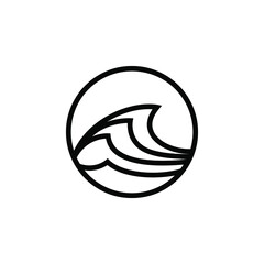 Wave Logo Design Vector. Water Logo Concept