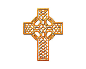 Christian Church Cross symbol Potato Chips icon logo illustration