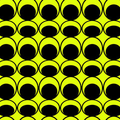 Seamless pattern bakcground yellow green and black vector design.