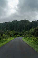 Ho’omaluhia Botanical Garden, Koolau Range, Oahu Hawaii