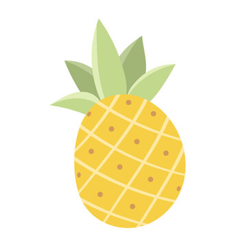 Pineapple flat icon