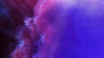 science fiction illustrarion, colorful space background with stars
