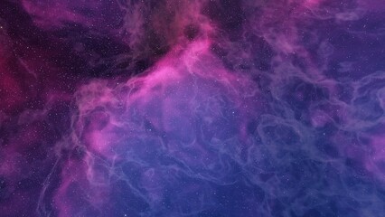 science fiction illustrarion, colorful space background with stars