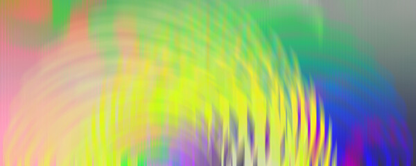 Abstract neon glitch art background image.