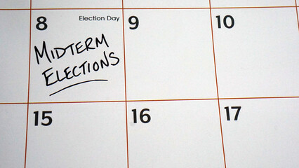 Calendar reminder that midterm elections are on November 8, 2022