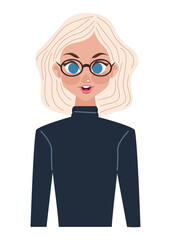 blond woman design