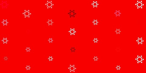 Light Pink vector texture with disease symbols.