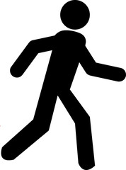  Man walk icon . Vector illustration.eps