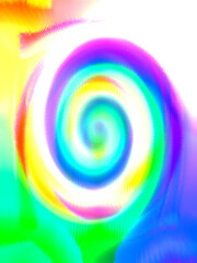 Abstract psychedelic spiral shape background image.