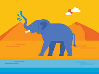 African vector illustration