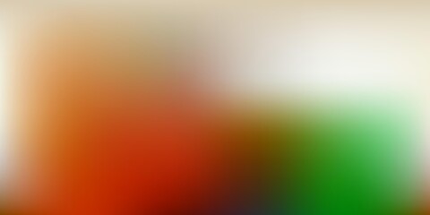 Dark Green, Yellow vector gradient blur pattern.