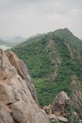 view from the top of the mountain