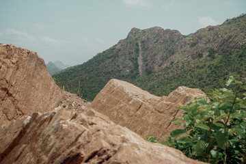 view from the top of the mountain