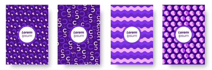 Abstract pattern background for business brochure cover design.
