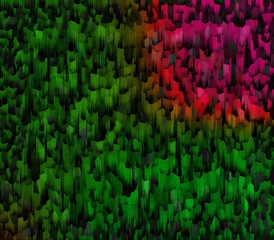 Obraz premium Abstract neon glitch art texture background image.