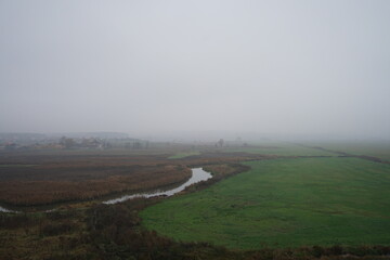 fog over the river