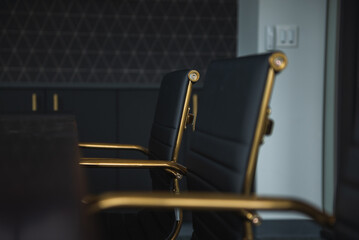 chairs in a conference room