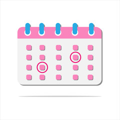 Calendar assignment icon. Planning concept. Vector illustration.