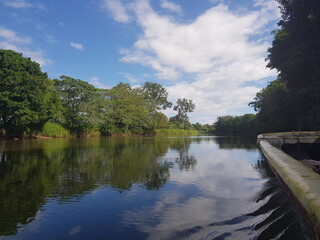 Obraz premium View of Gandoca Lagoon in Costa Rica
