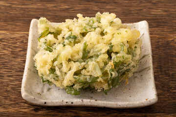 春菊のかき揚げ