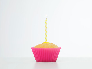 surprise birthday cupcake