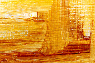 Background with yellow, orange and red oil paint