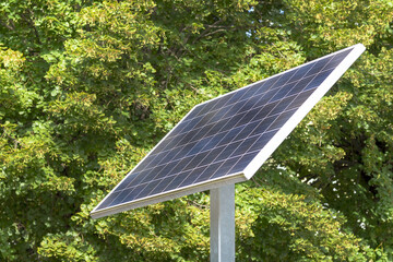 solar panel. Solar power station. photovoltaic renewable panel.