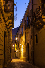 Narrow Sicilian street