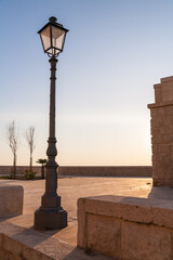 Old fashioned street lamp