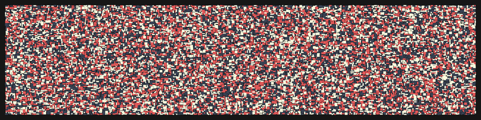 Fototapeta premium Offset Quads generative art background art illustration