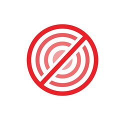 Stop pain. Pain-relieving remedy, alleviant sign. Vector illustration