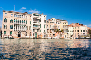 Venice from gondola - obrazy, fototapety, plakaty