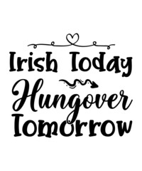 st patrick's day  svg tshirt design