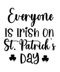 st patrick's day  svg tshirt design