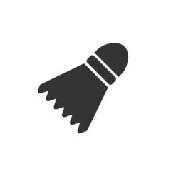  icon of the badminton shuttlecock. raster illustration