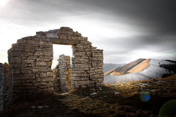 ruins of the old castle