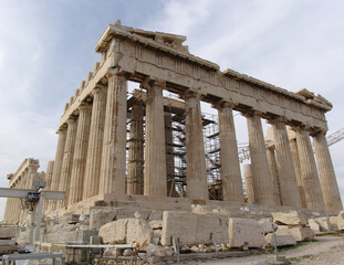 Acropolis of Athen with Parthenon Temple
