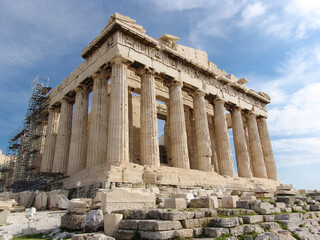 Obraz premium Acropolis of Athen with Parthenon Temple