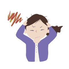 イライラしている女性_鬱_五月病
