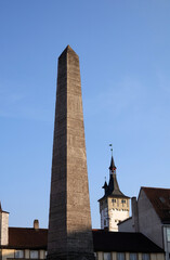 Obeliskbrunnen  in W&uuml;rzburg
