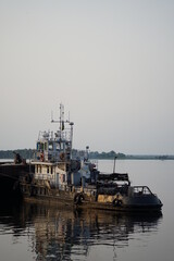 fishing boats in the harbor