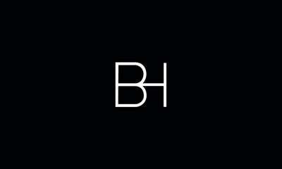 BH, HB, BH, Letters Logo Monogram