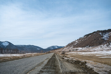 road to baikal, ice of baikal, blue ice of baikal with methane bubbles, transparent ice of baikal, boat on ice