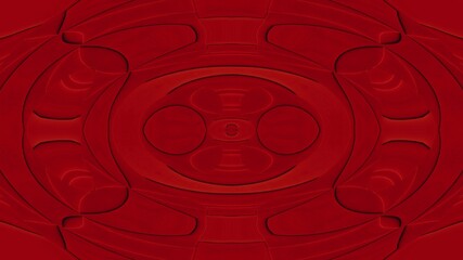 Creative beautiful Illustration design abstract background in red