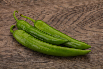 Ripe tasty spicy green pepper