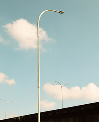 street light in the city