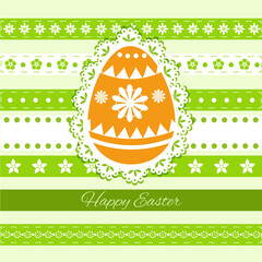 happy easter greeting card vector