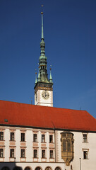 Obraz premium Townhouse at Upper Square (Horni namesti) in Olomouc. Moravia. Czech Republic