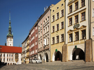 Fontain of Neptun at Lower square (Dolni namesti) in Olomouc. Moravia. Czech Republic © Andrey Shevchenko